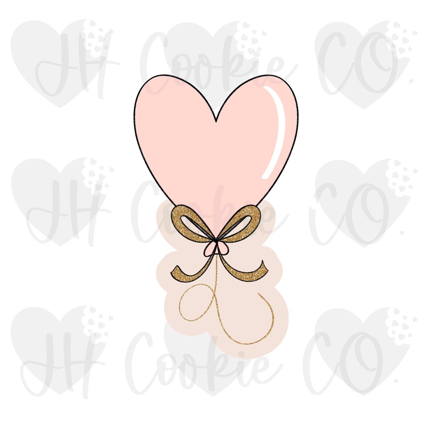 Heart Balloon - Cookie Cutter