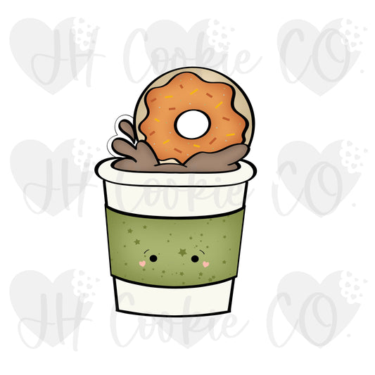 DONUT SPLASH COFFEE CUP - Cookie Cutter