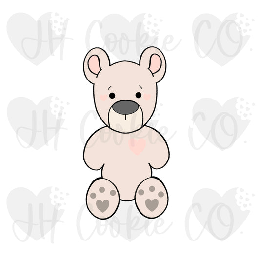 Teddy Bear Stick [classic valentines]   -  Cookie Cutter