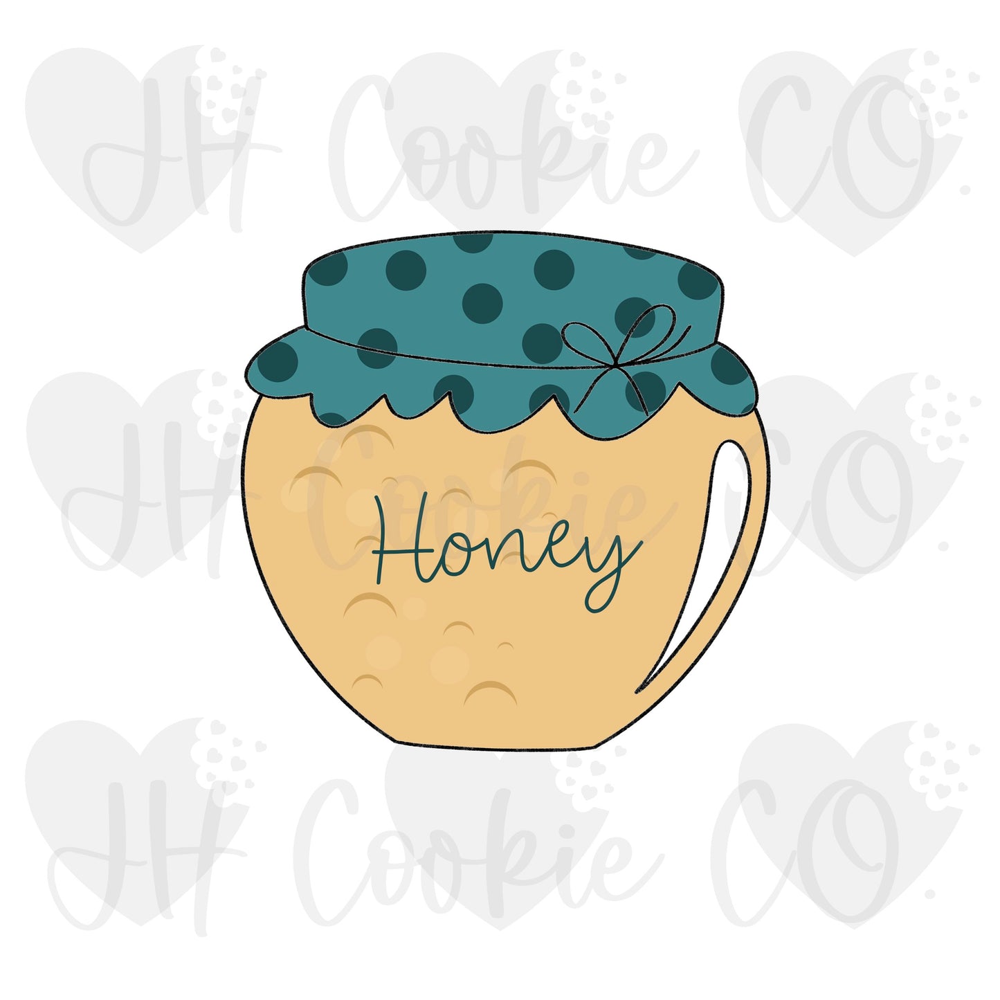 Honey Jar [wednesday set] - Cookie Cutter