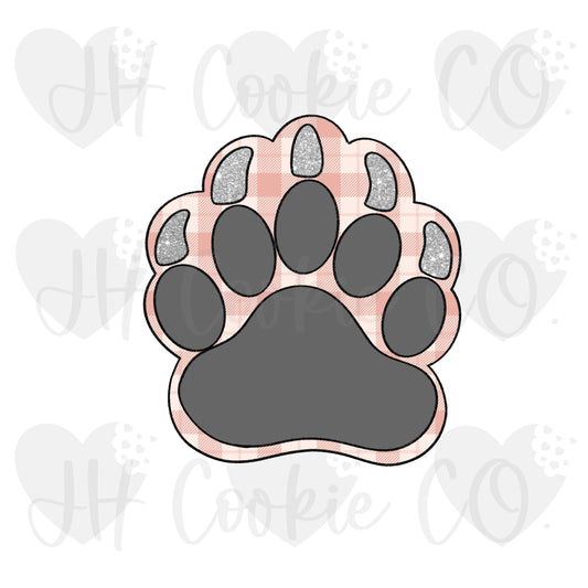 Bear Paw Print - Cookie Cutter