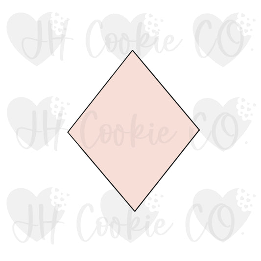 Rhombus / Diamond - Cookie Cutter
