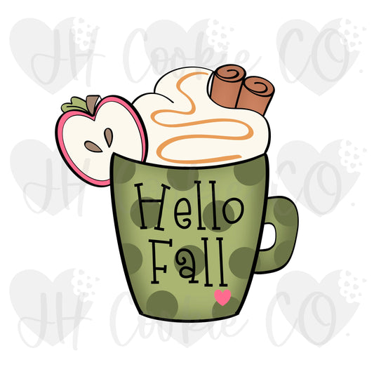 FALL APPLE MUG - Cookie Cutter