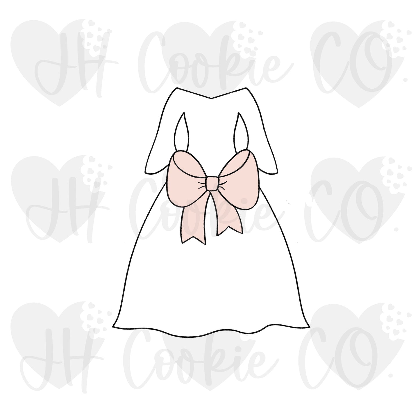 Bow Wedding Dress - Cookie Cutter