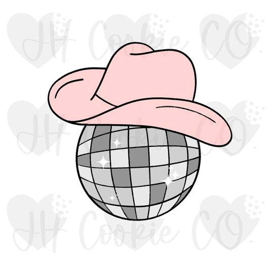 Cowboy Disco Ball - Cookie Cutter