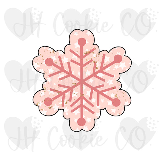 Chubby Snowflake  - Cookie Cutter