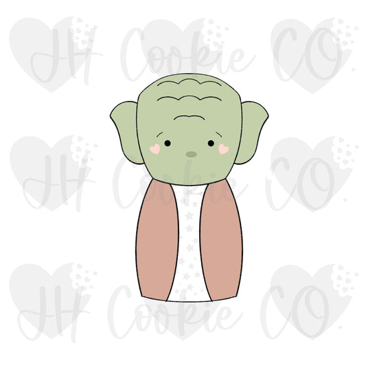 Yoda Stick  [galaxy friends] -  Cookie Cutter