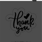 Thank You Heart Plaque Cookie Cutter