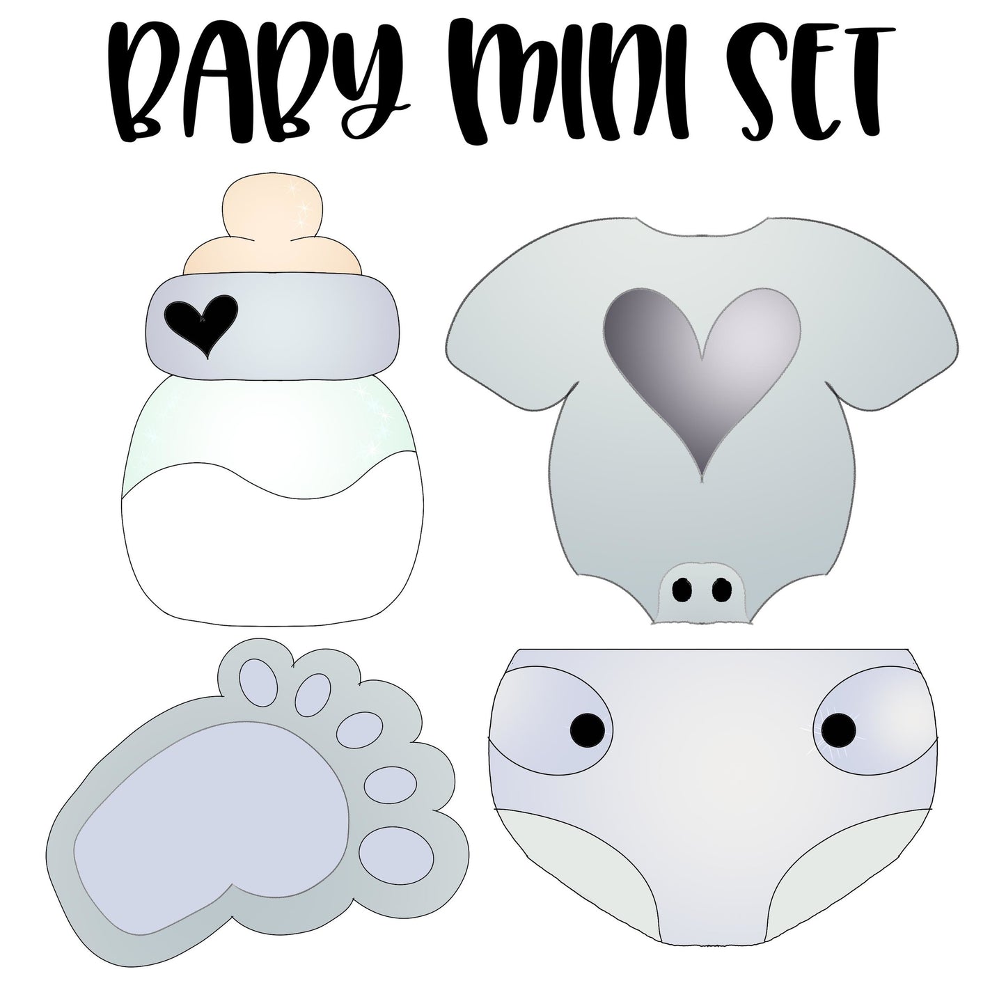 baby mini Cookie Cutter Set