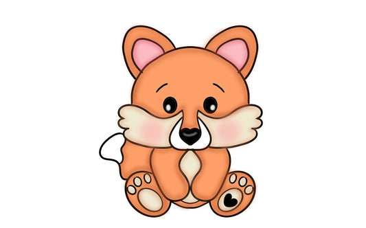 baby fox cookie cutter