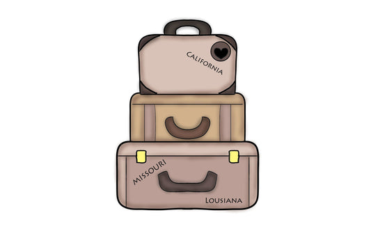 suitcase stack cookie cutter