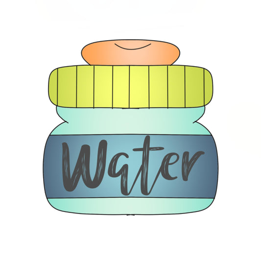 water bottle cookie cutter