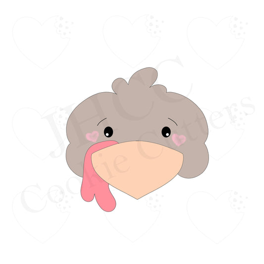 Boy Turkey Beak Plaque - Cookie Cutter