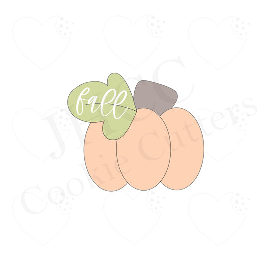 Leaf Plaque Pumpkin - Cookie Cutter
