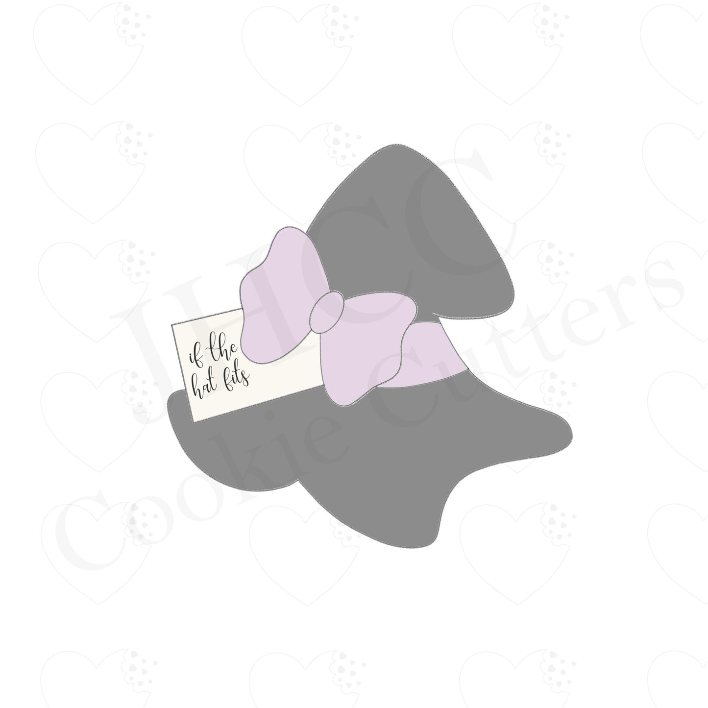 Witch Hat W/Tag - Cookie Cutter