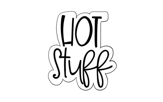 hot stuff plaque cookie cutter