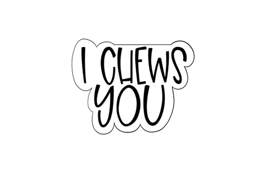 i chews you plaque cookie cutter