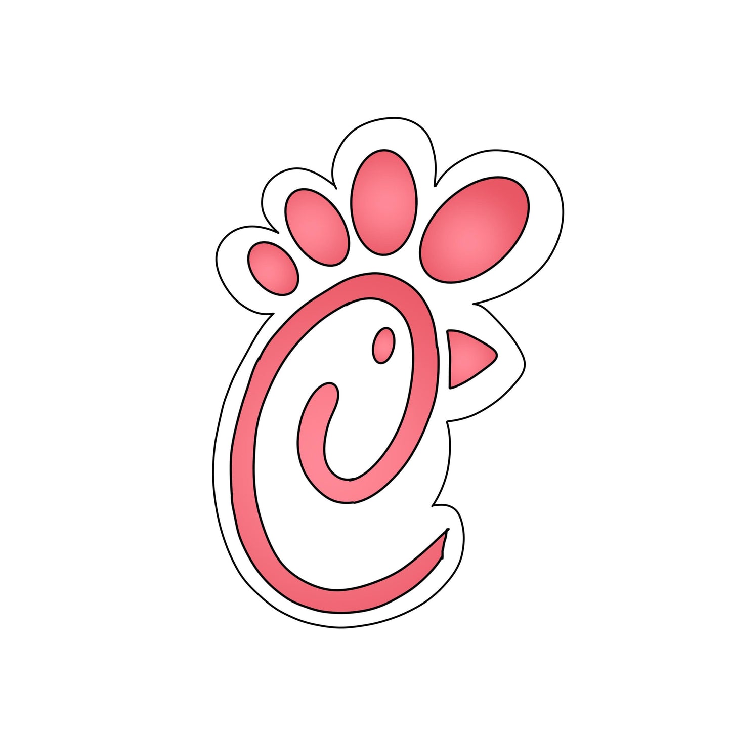 Chick-Fil-A logo cookie cutter