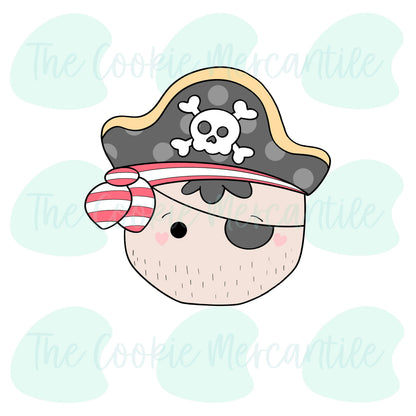 Pirate Boy Face Mini - Cookie Cutter