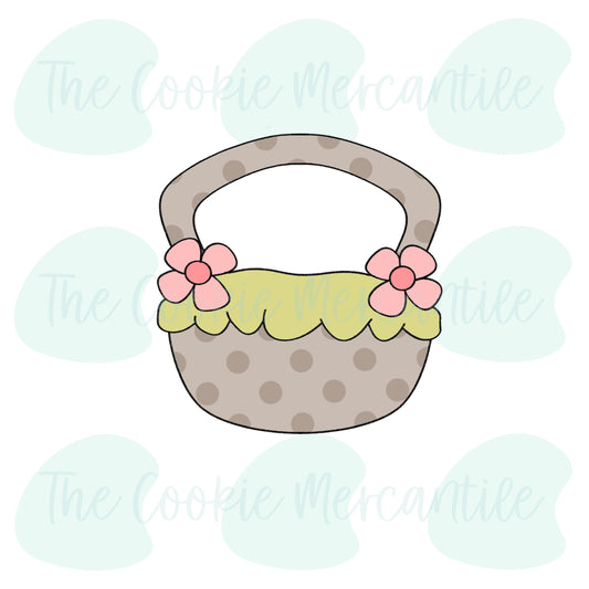 Easter Basket (16 piece spring minis) - Cookie Cutter