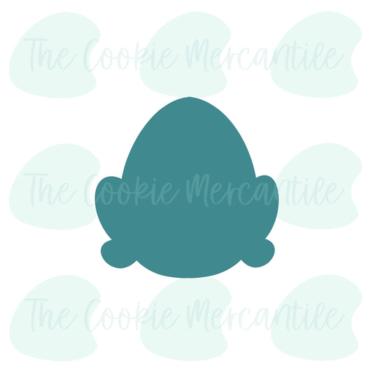 Frog Easter Egg (Easter Egg Mini Set)- Cookie Cutter