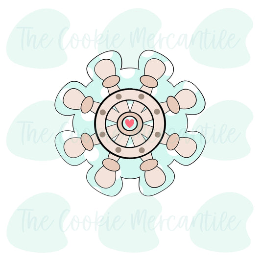 Ship Wheel ( 8 Piece Pirate Set) - Cookie Cutter