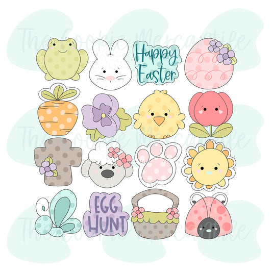 16 Spring Set - Cookie Cutters