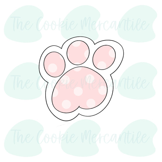 Bunny Paw (16 piece spring minis) - Cookie Cutter