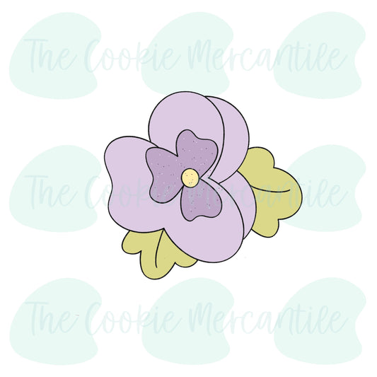 Pansy (16 piece spring minis) - Cookie Cutter