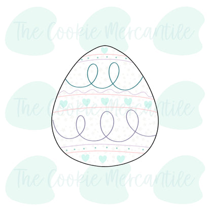 Egg (12 Piece Religious Easter) - Cookie Cutter