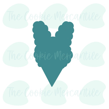 Bunny Cotton Candy -  Cookie Cutter