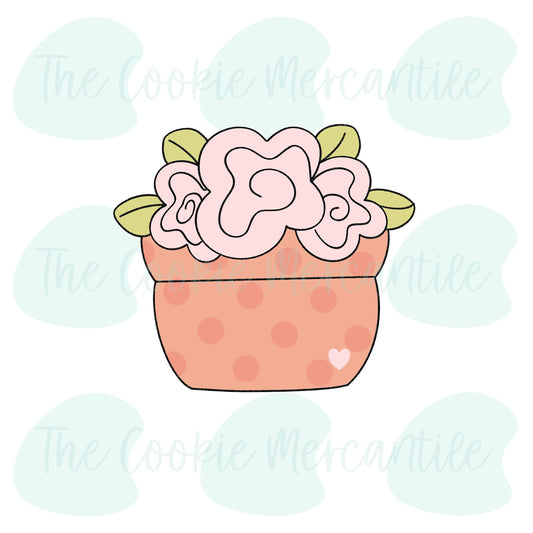 Flower Pot (Garden 2019 Minis) - Cookie Cutter
