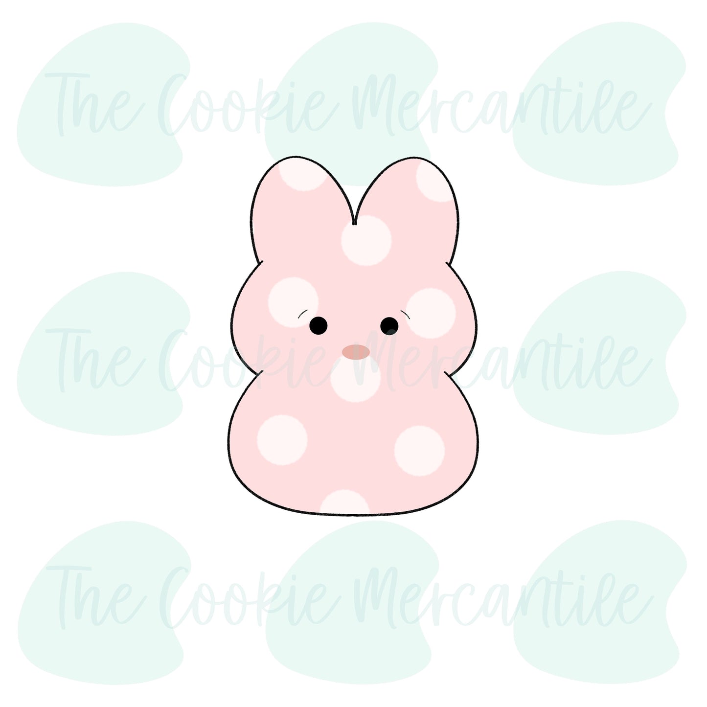 Chubby Bunny Marshmallow (Easter Candy Minis) - Cookie Cutter
