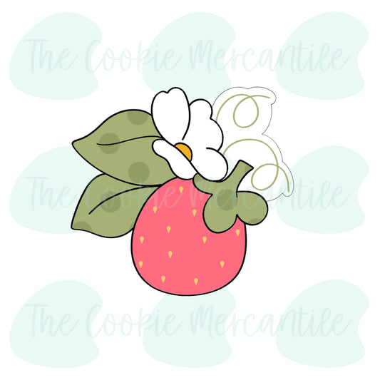 Floral Strawberry 2023 - Cookie Cutter