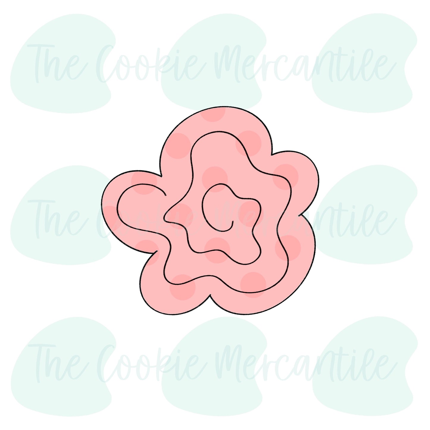 Rosette (Spring Floral Set) - Cookie Cutter