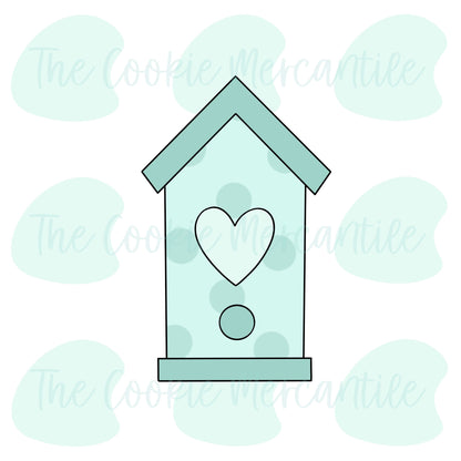 Bird House with Heart Cut Out [surprise box 2020] - Cookie Cutter