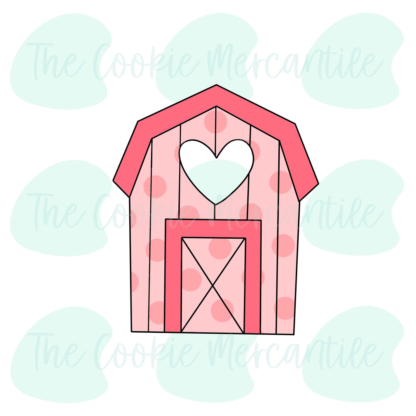 Barn W/ Heart Cutout [surprise box 2020] - Cookie Cutter