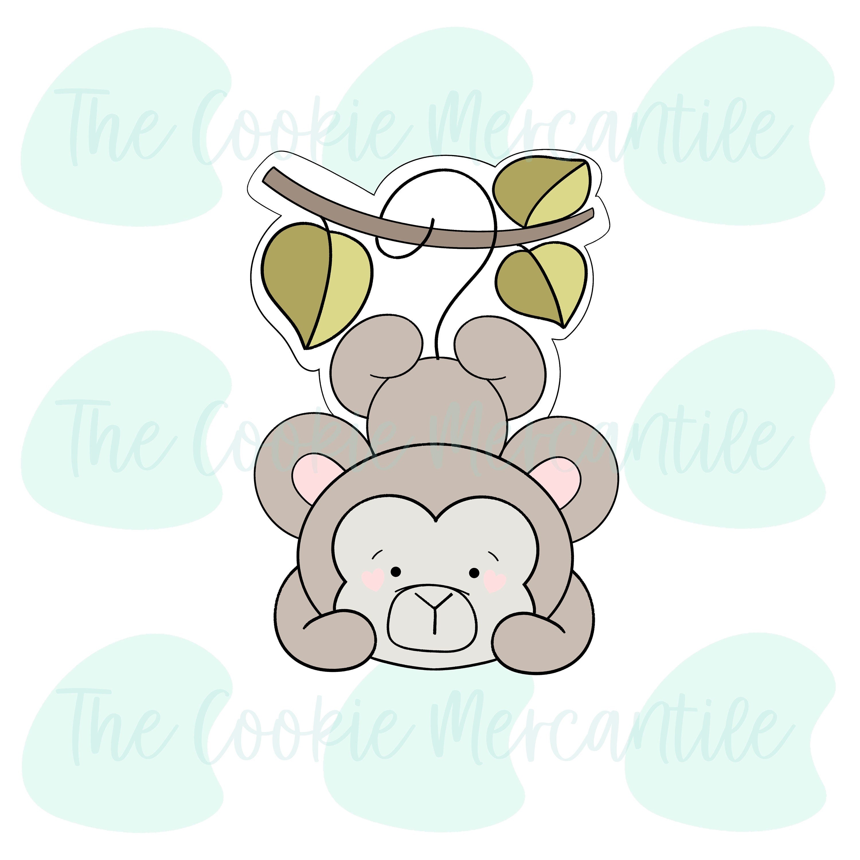 Hanging Monkey [surprise box 2022] - Cookie Cutter – The Cookie Mercantile