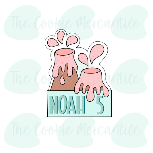 Volcano Plaque [surprise box 2022] - Cookie Cutter