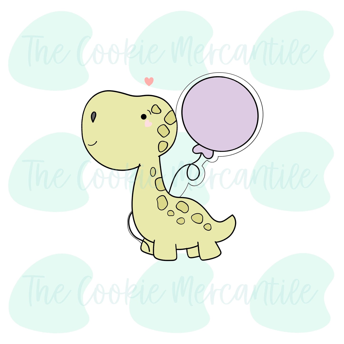 Party Brontosaurus  [surprise box 2022] - Cookie Cutter
