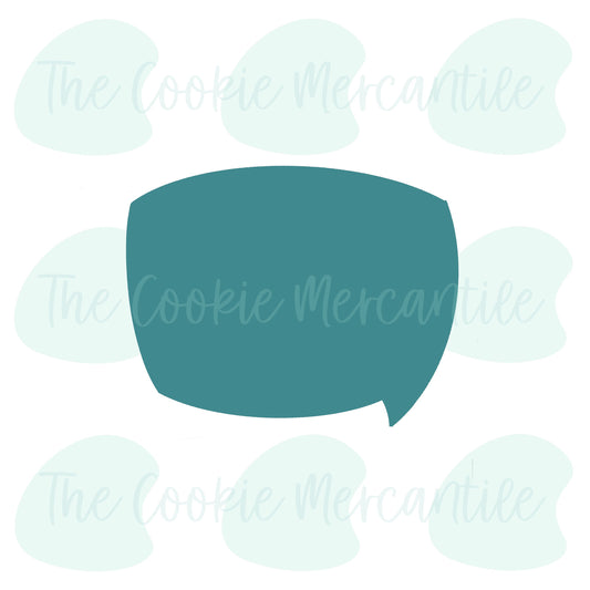 Rectangle Conversation Bubble [surprise box 2023] - Cookie Cutter