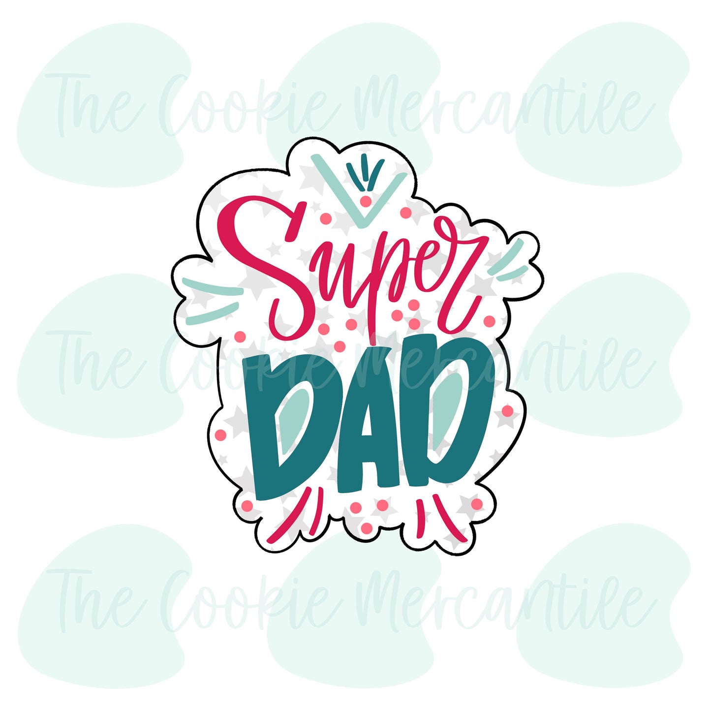 Super Dad Plaque [surprise box 2021] - Cookie Cutter