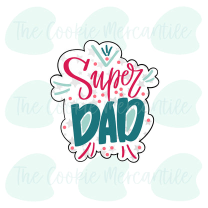 Super Dad Plaque [surprise box 2021] - Cookie Cutter