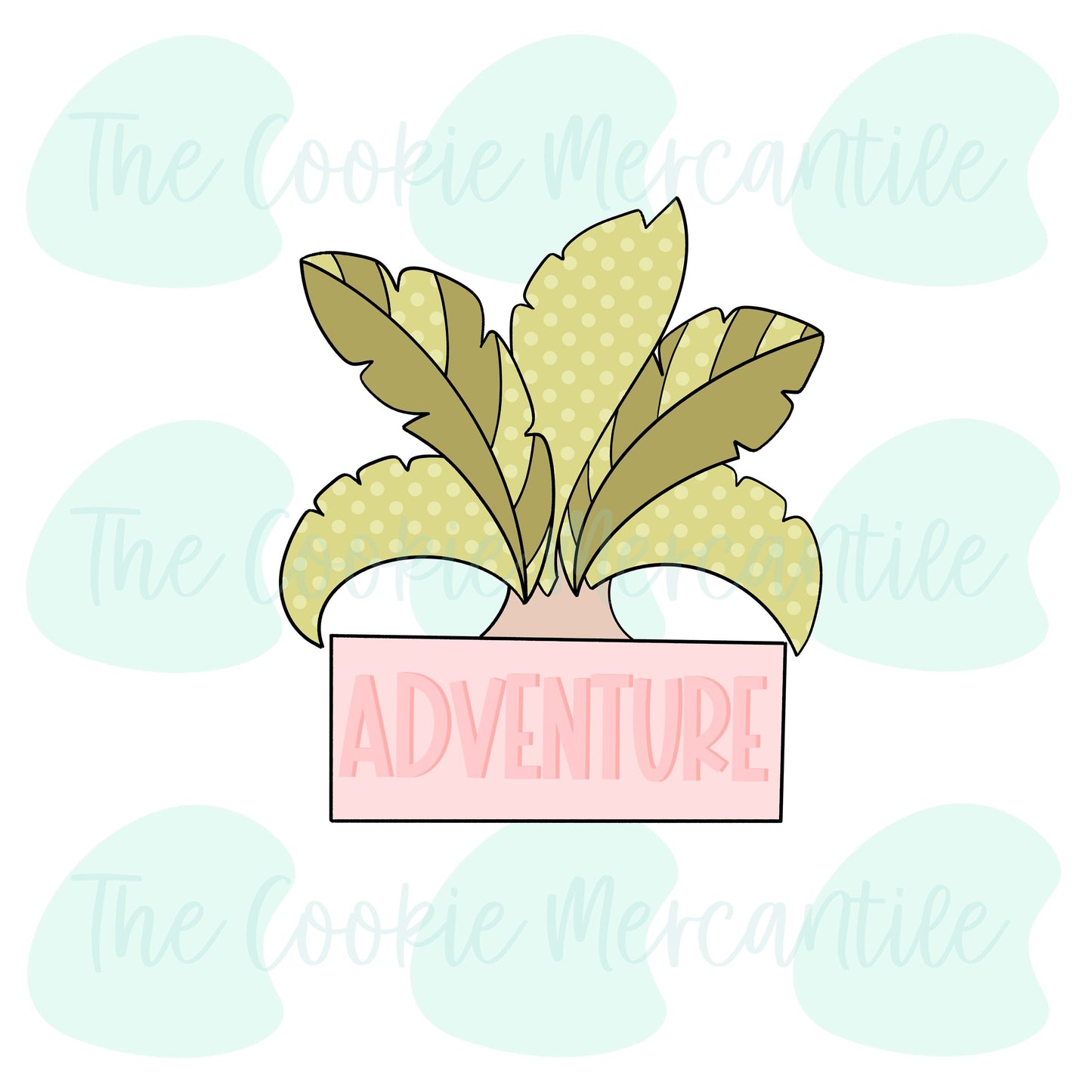 Palm Tree Plaque [surprise box 2022] - Cookie Cutter