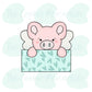 Cupid Pig Plaque - Cookie Cutter