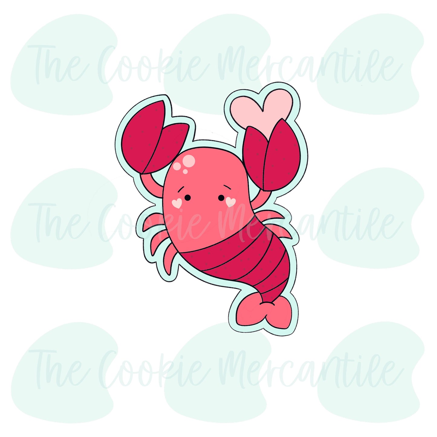 Heart Lobster - Cookie Cutter