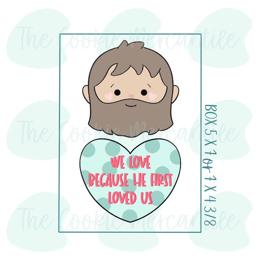 We Love Because He First Loved Us 2 Piece Set [2023] - Cookie Cutter