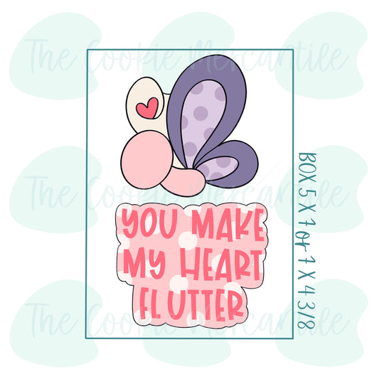 You Make My Heart Flutter 2 Piece Set [2023] - Cookie Cutter