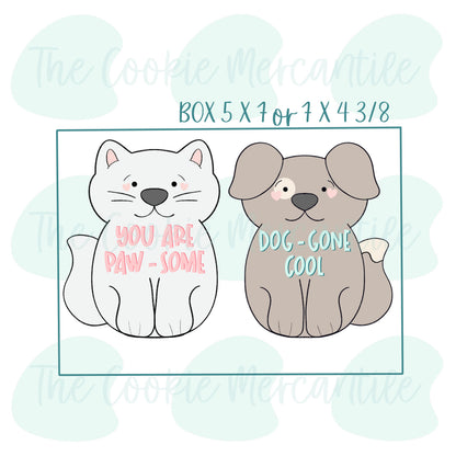 Kitty & Puppy 2 Piece Set [2023] - Cookie Cutter