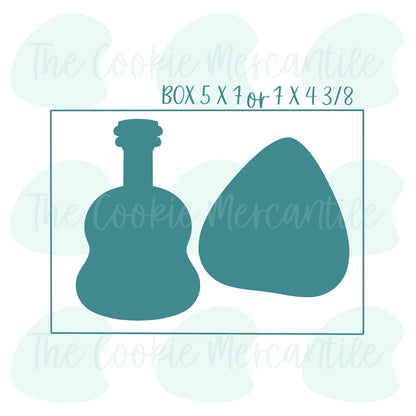 Guitar 2 Piece Set - Cookie Cutter